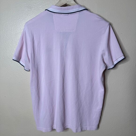 Boss Hugo Boss Shirt Mens XL Pink Polo Regular Fit Short Sleeve Cotton - Picture 11 of 11
